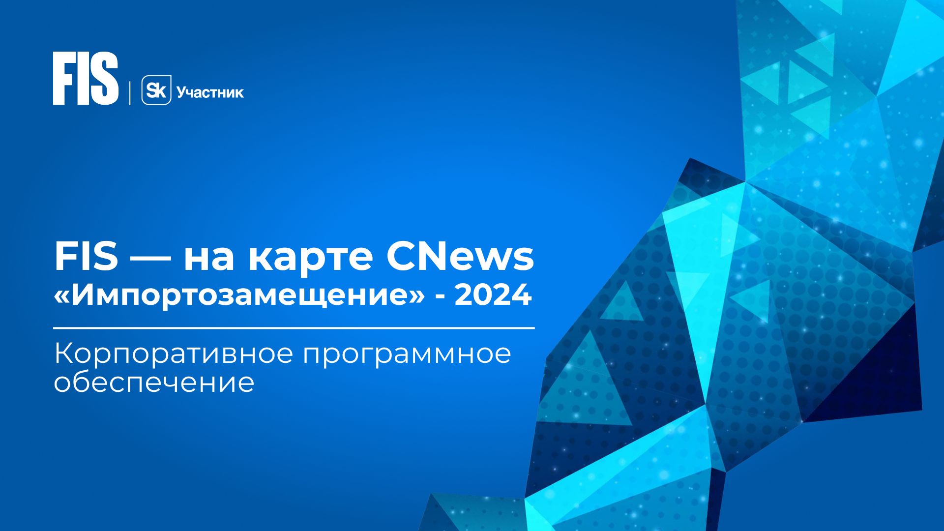 FIS — на карте «Импортозамещение»-2024 CNews Analytics - FIS